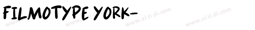 FILMOTYPE YORK字体转换